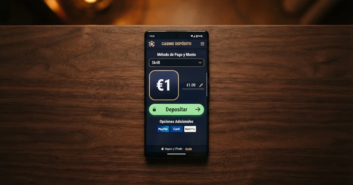 Casinos online con 1 euro de depósito mínimo en España 2026